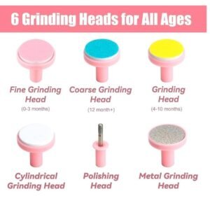 Prerës thonjësh për bebe Baby Center Melandi, rozë - Figura 4