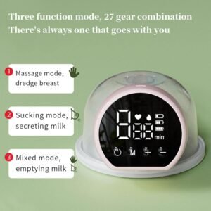 Pompë gjiri elektrike Baby Center Melandi MZ-610, me dy kokë, e kaltër - Figura 3