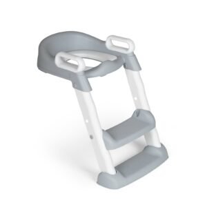 Shkallë tualeti për fëmijë Baby Center Melandi, e hirtë - Figura 3