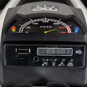 Motoçikletë për fëmijë Cangaroo Majestic, i bardhë - Figura 5