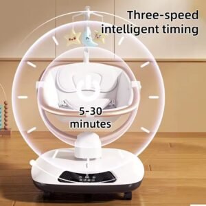 Luhatëse për fëmijë Baby Center Melandi Rocking 361, e bardhë/kremtë - Figura 4