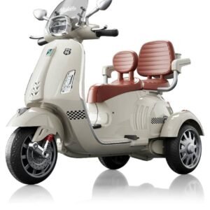 Motorr eletrik për fëmijë Vespa Baby Center Melandi, i bardhë 1388 - Figura 1