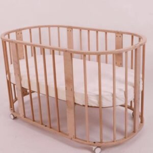 Shtrat për fëmijë Baby Center Melandi EGG01, kafe - Figura 3