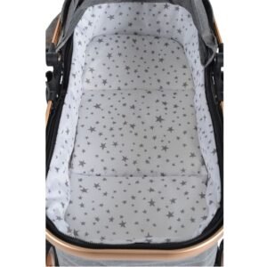 Karrocë për fëmijë Cangaroo-Midas 3në1, hiri - Figura 5