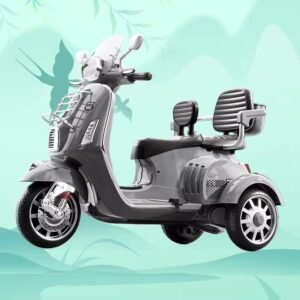 Motorr eletrik për fëmijë Vespa Baby Center Melandi, i hirtë 1388 - Figura 2