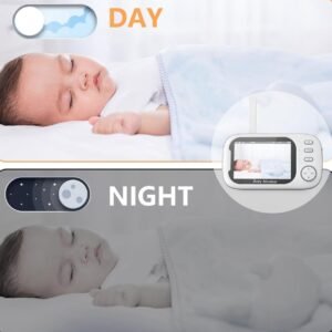 Monitorues për bebe Baby Center Melandi ABM600, i bardhë - Figura 4