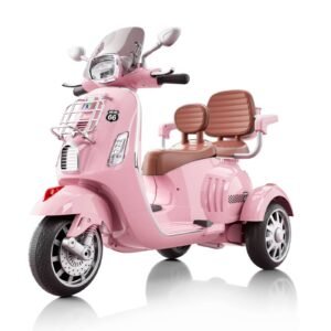 Motorr eletrik për fëmijë Vespa Baby Center Melandi, rozë 1388 - Figura 1