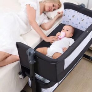 Shtrat për fëmijë Baby Center Melandi Crib new, i hirtë - Figura 3