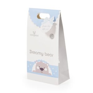 Batanije për foshnje Cangaroo Dreamy bear, 75 x 100 cm, e kaltër - Figura 3