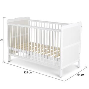 Shtrat për fëmijë Cangaroo Albero, 124x85x64, i bardhë - Figura 5