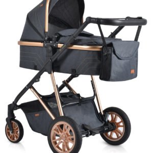 Karrocë Cangaroo Midas 3në1, e zezë - Figura 2