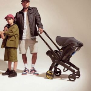 Karrocë për femijë Baby Center Melandi Travel, e zezë - Figura 3