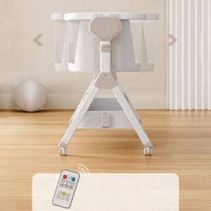 Shtrat elektrik për fëmijë Baby Center Melandi 705, i hirtë/bardhë - Figura 3