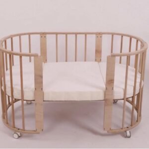 Shtrat për fëmijë Baby Center Melandi EGG01, kafe - Figura 4