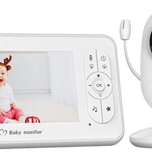 Monitorues për bebe Baby Center Melandi, 4.3", i bardhë - Figura 1