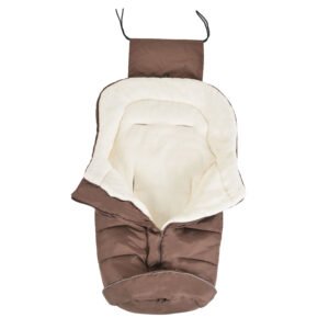 Mbulesë këmbësh për karrocë Cangaroo Fluffy Deluxe, e kaftë/bezhë - Figura 3