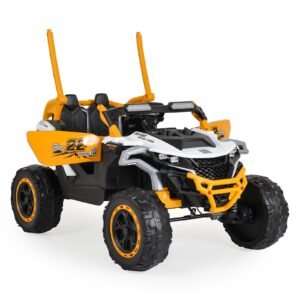 Makinë elektrike për fëmijë Cangaroo Arizona, portokalltë/bardhë - Figura 3