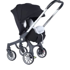 Karrocë/maksikozë për fëmijë Baby Center Melandi, e zezë - Figura 3