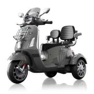 Motorr eletrik për fëmijë Vespa Baby Center Melandi, i hirtë 1388 - Figura 1