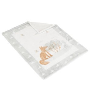 Batanije për foshnje Cangaroo Little friends, 80x110 cm, e hirtë - Figura 3