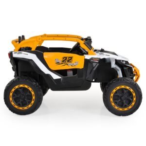 Makinë elektrike për fëmijë Cangaroo Arizona, portokalltë/bardhë - Figura 5