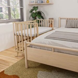 Shtrat për fëmijë Baby Center Melandi DM01, kafe - Figura 3