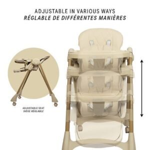 Karrige ushqimi për fëmijë Baby Center Melandi, bezhë. - Figura 4