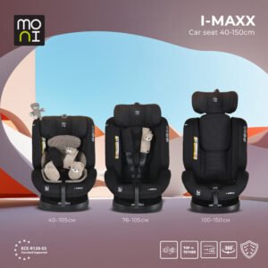 Karrige makine për bebe Moni I-Maxx, e zezë - Figura 5