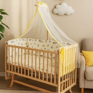 Shtrat për fëmijë Baby Center Melandi DE15, 120x60, kafe - Figura 2