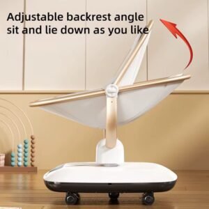 Luhatëse për fëmijë Baby Center Melandi Rocking 361, e bardhë/kremtë - Figura 3