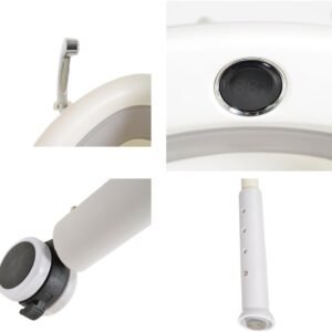 Koritë Cangaroo, 2 in1, bardhë/hirtë - Figura 4