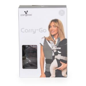 Kangur për bebe Cangaroo Carry Go, 3.6kg+, e zezë/hirtë - Figura 3