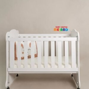 Shtrat për bebe Baby Center Melandi Sweet Bear, 120x60cm, i bardhë - Figura 3