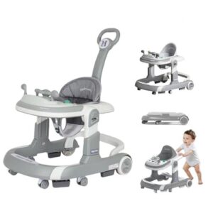 Dubak shtytës për bebe Baby Center Melandi, i hirtë - Figura 3