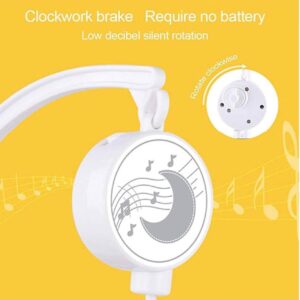 Lodër shtrati me muzikë për bebe TT580A, rozë - Figura 3
