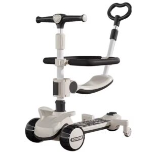 Trotinet multifunksional Baby Center Melandi, i bardhë/zi - Figura 1