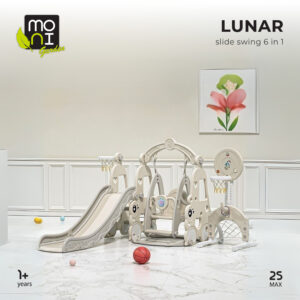 Rrëshqitëse Cangaroo 6 in 1 Lunar, bezhë - Figura 2