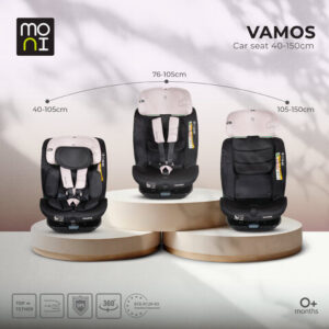 Ulëse makine për fëmijë Moni Vamos, e zezë/rozë - Figura 2