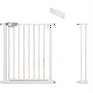 Portë sigurie për bebe Baby Center Melandi, +10cm, e bardhë - Figura 1