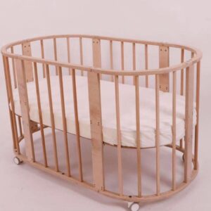 Shtrat për fëmijë Baby Center Melandi EGG01, kafe - Figura 3