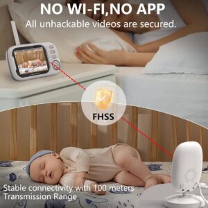 Monitorues për bebe Baby Center Melandi ABM600, i bardhë - Figura 2