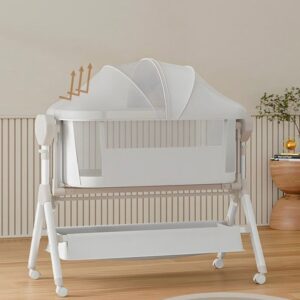 Shtrat elektrik për fëmijë Baby Center Melandi 705, i hirtë/bardhë - Figura 4
