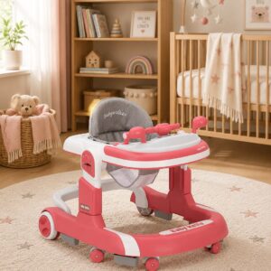 Dubak shtytës për bebe Baby Center Melandi, i kuq - Figura 3