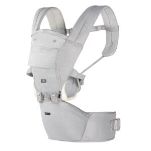 Kangur për bebe Cangaroo IVY, 3.6kg+, e hirtë - Figura 5