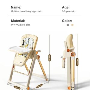 Karrige ushqimi Baby Center Melandi, +6 muaj, bezhë - Figura 3