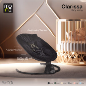 Luhatëse për fëmijë Moni Clarissa, e zezë - Figura 5