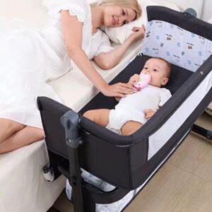 Shtrat për fëmijë Baby Center Melandi Crib new, i hirtë - Figura 3