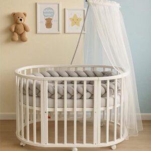 Shtrat për fëmijë Baby Center Melandi BEG05, i bardhë - Figura 1