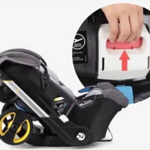 Karrocë për femijë Baby Center Melandi Travel, e hirtë - Figura 3