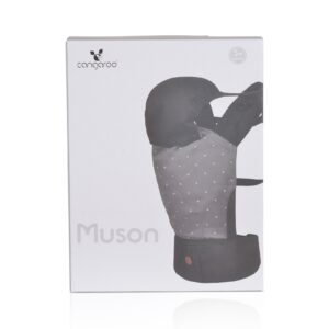 Kangur për bebe Cangaroo Muson, 5kg+, zezë/hirtë - Figura 4